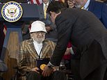 ‘Ghost Army’ GI heroes who fooled Hitler with inflatable tanks, fake radio broadcasts and phony uniforms get the highest Congressional honor, 78 years after they helped win the Second World War