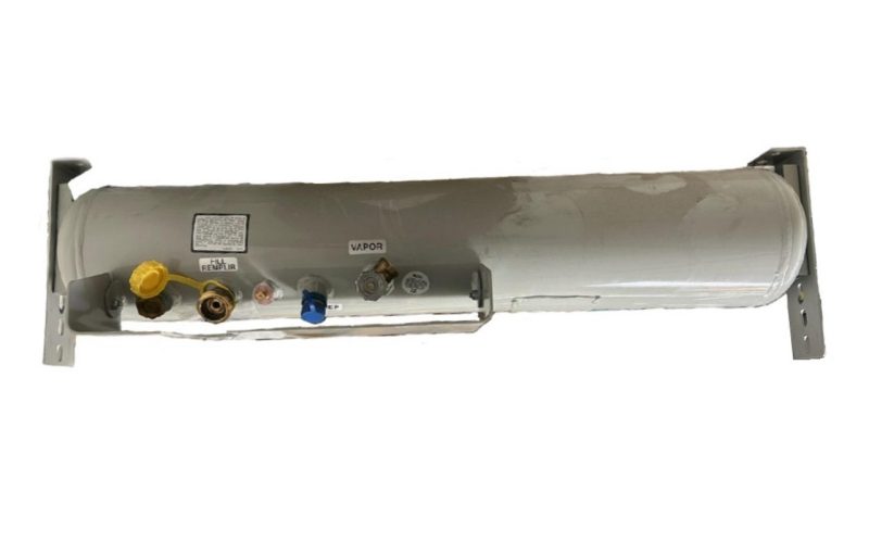 Vapor Appliance RV / Food Truck Tank - 8" x 42" 8.4 Gallons