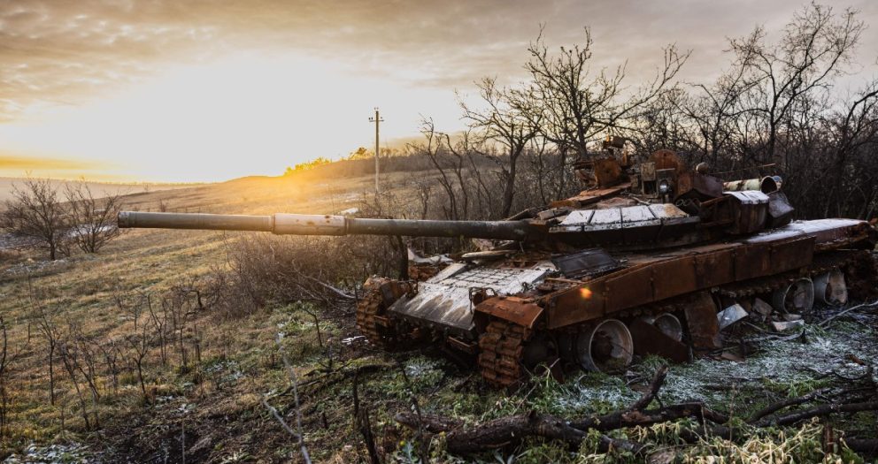 Russians in Shock as Column of 3 Tanks, 7 AFVs and BMP Destroyed in 3 Hours