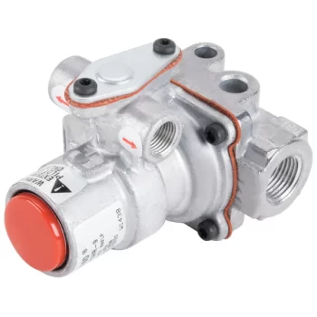 Natural Gas / Liquid Propane Gas Safety Valve - 3/8" Gas In / Out, 3/16" Pilot In / Out